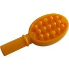 LEGO Lysorange Hairbrush med Hjerte (93080)