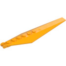 LEGO Bright Light Orange Hinge Plate 1 x 12 with Angled Sides and Tapered Ends (53031 / 57906)