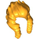 LEGO Helles Licht Orange Lange Mit Stacheln versehen Haar mit Zwei Schulter Braids (3157)