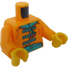 LEGO Orange clair brillant Minifig Torse (973 / 76382)