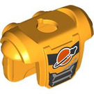 LEGO Orange clair brillant Minifigure Clothing avec Knobs (105853)