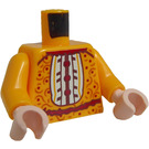 LEGO Leuchtendes helles Orange Molly Weasley mit Orange Anzug Minifigur Torso (973 / 76382)