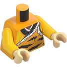 LEGO Klar Ljus Orange Apa King Minifigur Kropp (973 / 76382)