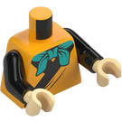 LEGO Klar Ljus Orange Apa King Minifigur Kropp (973 / 76382)