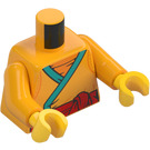 LEGO Naranja claro brillante Monkie Kid (80044) Minifigura Torso (973 / 76382)