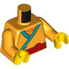 LEGO Helles Licht Orange Monkie Kid (80044) Minifig Torso (973 / 76382)