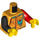 LEGO Orange clair brillant Monkie Kid Minifig Torse (973 / 76382)