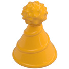 LEGO Lysorange Party Hat med Lille Pin (24131)