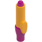 LEGO Leuchtendes helles Orange Pen mit Magenta Tip (35809)