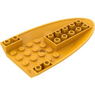 LEGO Helder Lichtoranje Vliegtuig Onderzijde 6 x 10 x 1 (87611)
