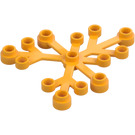 LEGO Klar Ljus Orange Växt Löv 6 x 5 (2417)