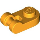 LEGO Helles Licht Orange Platte 1 x 1 Runden mit Griff (26047)