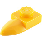 LEGO Orange clair brillant assiette 1 x 1 avec Dent (35162 / 49668)