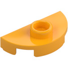 LEGO Klar Ljus Orange Platta 1 x 2 Runda Semicircle (1745)