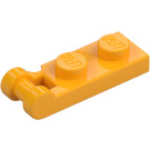 LEGO Naranja claro brillante Placa 1 x 2 con Final Barra Asa (60478)