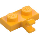 LEGO Bright Light Orange Plate 1 x 2 with Horizontal Clip (11476 / 65458)