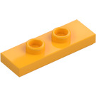 LEGO Bright Light Orange Plate 1 x 3 with 2 Studs (34103)