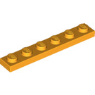 LEGO Plate 1 x 6 (3666)