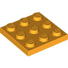 LEGO Helles Licht Orange Platte 3 x 3 (11212)