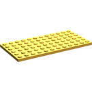 LEGO Bright Light Orange Plate 6 x 12 (3028)