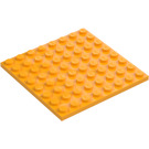 LEGO Helder lichtoranje Plaat 8 x 8 (41539 / 42534)