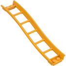 LEGO Bright Light Orange Rail 2 x 16 x 3 Bow Inverted with 3.2 Shaft (34738)