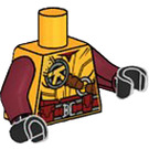LEGO Bright Light Orange Skylor - Crystalized Torso (973 / 76382)