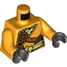 LEGO Naranja claro brillante Skylor Minifigura Torso (973 / 76382)