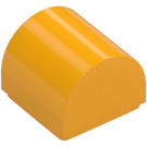 LEGO Bright Light Orange Slope 1 x 1 Curved (49307)