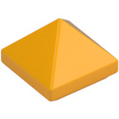 LEGO Klar Ljus Orange Backe 1 x 1 x 0.7 Pyramid (22388 / 35344)