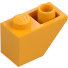 LEGO Helder lichtoranje Helling 1 x 2 (45°) Omgekeerd (3665)