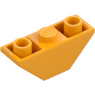 LEGO Orange clair brillant Pente 1 x 3 (45°) Inversé Double (2341 / 18759)