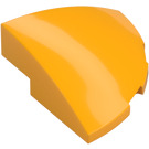 LEGO Bright Light Orange Slope 1 x 3 x 3 Curved Round Quarter  (76797)