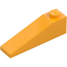 LEGO Arancione chiaro brillante Pendenza 1 x 4 x 1 (18°) (60477)