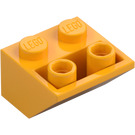 LEGO Helder lichtoranje Helling 2 x 2 (45°) Omgekeerd met platte afstandsring eronder (3660)