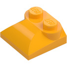 LEGO Bright Light Orange Slope 2 x 2 Curved with Curved End (47457)