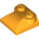 LEGO Orange clair brillant Pente 2 x 2 Incurvé avec extrémité incurvée (47457)
