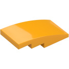 LEGO Naranja claro brillante Con pendiente 2 x 4 Curvo (93606)