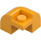 LEGO Naranja claro brillante Con pendiente Ladrillo 2 x 2 x 1.3 Curvo Esquina (67810)