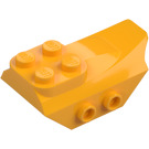 LEGO Bright Light Orange Slope Brick with Wing and 4 Top Studs and Side Studs (79897)