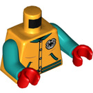 LEGO Spider-Man (Bright Light Orange Jacket) Minifig Torso (76382)
