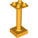 LEGO Bright Light Orange Stand 2 x 2 with Base (93353)