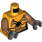 LEGO Bright Light Orange Tarantula Minifig Torso (973 / 76382)