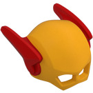 LEGO Bright Light Orange The Flash Mask with Red Wings (37117)