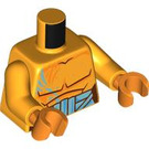 LEGO Helder Lichtoranje The Sandman Minifig Torso (973 / 76382)
