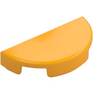 LEGO Bright Light Orange Tile 1 x 2 Half Circle (1748)