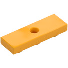 LEGO Bright Light Orange Tile 1 x 3 Inverted with Hole (35459)