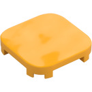 LEGO Bright Light Orange Tile 4 x 4 x 0.7 Rounded (68869)