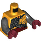 LEGO Helles Licht Orange Torso mit Schulter Armor und Gürtel (973 / 76382)
