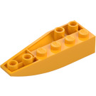 LEGO Orange clair brillant Pièce de monnaie 2 x 6 Double Inversé Droite (41764)